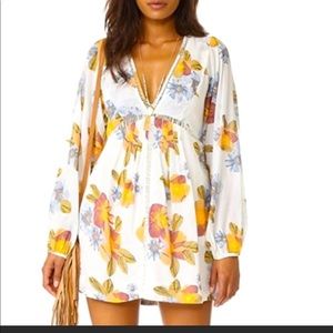 Free People Floral Dress with Pockets 💗